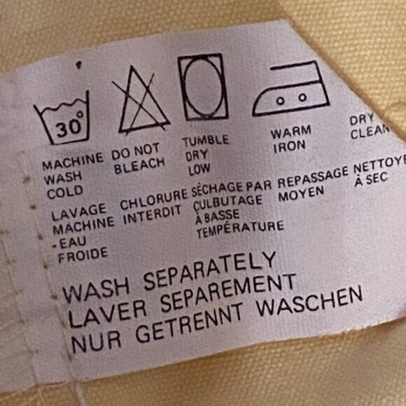 ESPRIT Sport Vintage Women's Yellow Denim Jacket Elastic Waist and Cuffs Size S - Picture 7 of 8